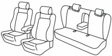 presvlake za sjedala za Audi A4 (B5), 1995>2001