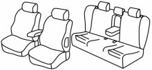 presvlake za sjedala za Audi A4, 2001>2007 - 5 vrata