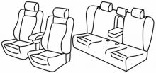presvlake za sjedala za Audi A4, 2001>2007 - 5 vrata