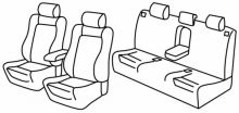presvlake za sjedala za Audi A4, 2001>2007 - 5 vrata