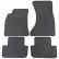 rubber mat compatible for Audi A4 from 11/2007-09/2015 / A4 Avant from 05/2008-09/2015 / A4 Allroad from 2009-05/2016 / A5 Sportback from 09/2009-12/2016-1