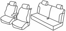 seat covers for Audi A5 CC, 2007>2016 - Cabrio - 3 door