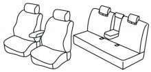 presvlake za sjedala za Audi A6, 1997>2004 - C5/4B