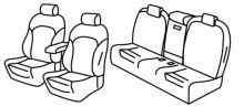 seat covers for Audi A8, 2009>2017 - Long - 5 door