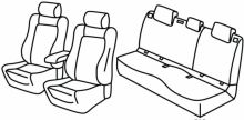 presvlake za sjedala za Audi Q2, 2016> - 5 vrata