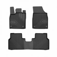 3D mats for interior for Audi Q4 e-tron, 2021>  / VW ID.4, 2020> / VW ID.5, 2022> / Škoda Elroq, 2025> / Škoda Enyaq iV, 2020> / Cupra Tavascan, 2023> / Cupra Born, 2021>