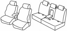 presvlake za sjedala za Audi Q5, 2009>2012, 2012>2016 - 5 vrata
