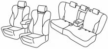 presvlake za sjedala za Audi Q5, 2017> - 5 vrata