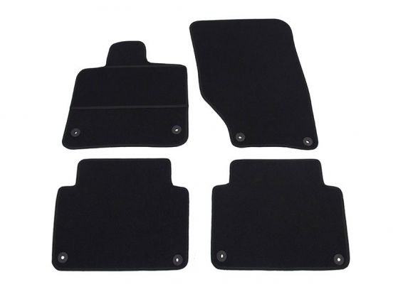 interior textile mats compatible for Audi Q7, 2006>2015, 2 rows