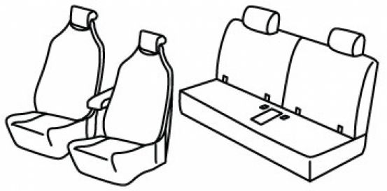 presvlake za sjedala odgovaraju za Bmw I3, 2013>2022 - Electric - 5 door