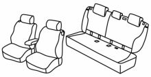 presvlake za sjedala za Bmw Serie 1, 2011>2019 - F21 - 3 vrata