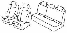 presvlake za sjedala za Bmw Serie 1, 2019> - F40 - 5 vrata