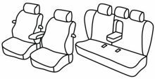 presvlake za sjedala za Bmw Serie 3, 1998>2006 - E46 Coupe - 3 vrata