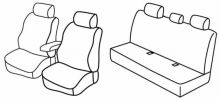 presvlake za sjedala za Bmw Serie 3, 2005>2012 - E90 Limousine - 4 vrata