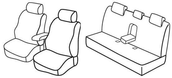 seat covers compatible for Bmw Serie 3, 2005>2012 - E90 Limousine - 4 door