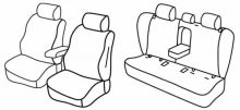 presvlake za sjedala za Bmw Serie 3, 2005>2012 - E91 Touring - 5 vrata
