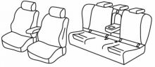 presvlake za sjedala za Bmw Serie 3, 2019> - G20 - 4 door