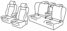 presvlake za sjedala za Bmw Serie 3, 2019> - G20 - 4 vrata