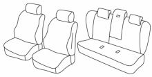 presvlake za sjedala za Bmw Serie 5, 2004>2010 - E60 Limousine, M - 4 vrata