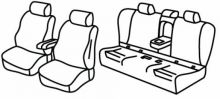 presvlake za sjedala za Bmw Serie 5, 2017>2024 - G30 Limousine - 4 vrata