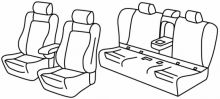 presvlake za sjedala za Bmw Serie 5, 2017> - G30 Limousine - 4 vrata