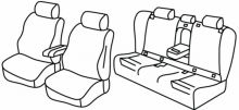 presvlake za sjedala za Bmw Serie 5, 2017> - G31 Touring - 5 vrata