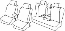 presvlake za sjedala za Bmw X1, 2009>2015 - E84 - 5 vrata