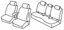 presvlake za sjedala za Bmw X1, 2022> - U11 - 5 vrata
