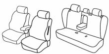 presvlake za sjedala za Bmw X3, 2010>2017 - F25 - 5 vrata