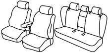 presvlake za sjedala za Bmw X3, 2010>2017 - F25 - 5 vrata