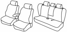presvlake za sjedala za Bmw X5, 2007>2013 - E70 - 5 vrata
