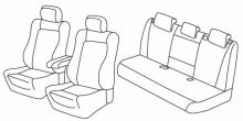 presvlake za sjedala za Bmw X5, 2013>2018 - F15 - 5 vrata