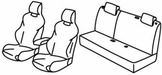 presvlake za sjedala odgovaraju za Byd Atto 2, 2025> - Electric - 5 vrata