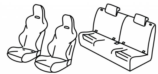 presvlake za sjedala odgovaraju za Byd Dolphin Surf, 2025> - Electric - 5 vrata