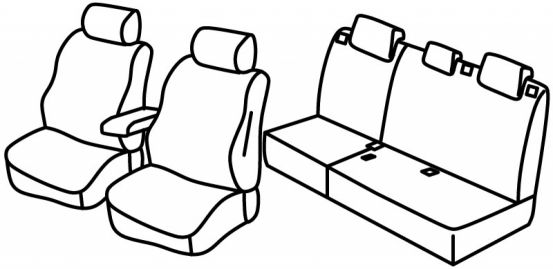 presvlake za sjedala odgovaraju za Chevrolet Captiva, 2006>2011, 2011>2018 - 5 vrata