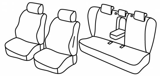 presvlake za sjedala odgovaraju za Chevrolet Epica, 2010>2014 - facelift 2010