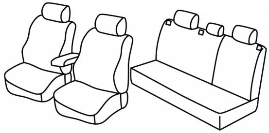 presvlake za sjedala odgovaraju za Chevrolet Lacetti, 2002>2008 - 5 vrata