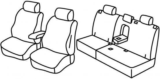 presvlake za sjedala odgovaraju za Chevrolet Orlando, 2011>2018 - 5 vrata