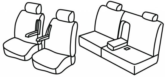 seat covers compatible for Chevrolet Tahoe, 1994>1999