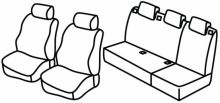 presvlake za sjedala za Citroen Berlingo 1, 1996>2002