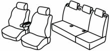 presvlake za sjedala za Citroen Berlingo 1, 1996>2002