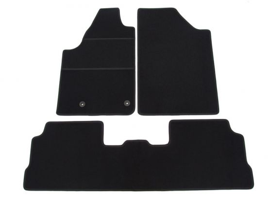 tekstilni tepih za unutrašnjost odgovara za Citroen Berlingo 1, 1996>2005,2 reda