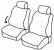 seat covers compatible for Citroën Berlingo 2, 2008>2018 - delivery van - 2 door-1