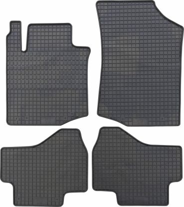 rubber mat compatible for Citroën C1 from 07/2005-06/2014 / Aygo from 07/2005-06/2014 / 107 from 07/2005-06/2014