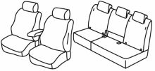 presvlake za sjedala za Citroën C3, 2021> - Aircross, facelift - 5 vrata