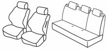 presvlake za sjedala za Citroën C3, 2009>2016 - Comfort