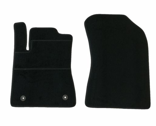 interior textile mats compatible for Citroen C3, 2017>2024, only 1st row