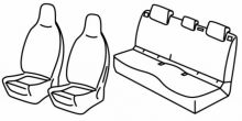 presvlake za sjedala za Citroën C3 / ë-C3, 2024> - Hybrid - 5 vrata