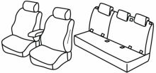 seat covers for Citroën C4 Cactus, 2014>2018, 2018> - 5 door