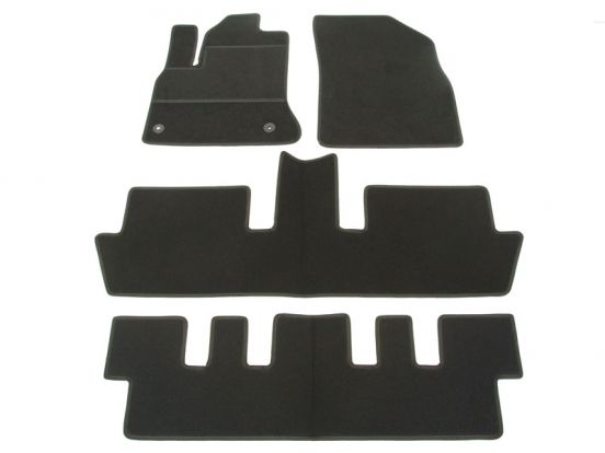 tekstilni tepih za unutrašnjost odgovara za Citroen C4 Picasso, 2006>2013, 3 reda